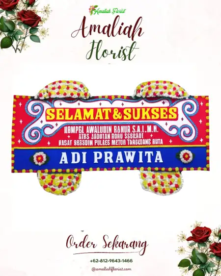 Papan Bunga Ucapan Selamat Margoagung
